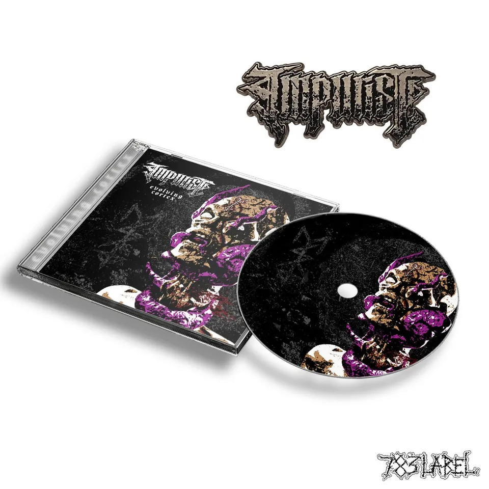 impurist-evolving-cortex-cd-bundle-avec-pin-mail-death-metal image 1