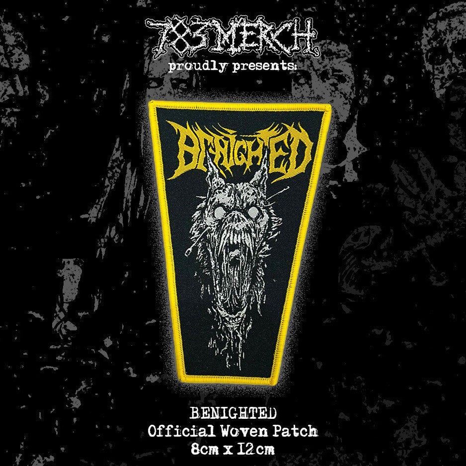 benighted-brutality-patch-tiss-bord-noir-jaune image 3
