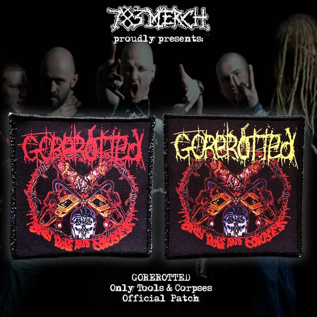 783punx-small-patch-gorerotted-only-tools-and-corpses-patch-logo-jaune image 1