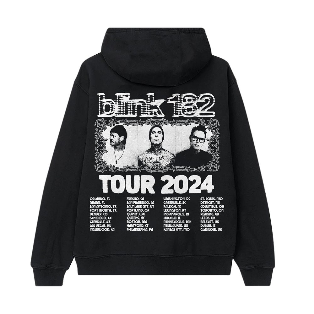 blink-182-one-more-time-tour-sweat-capuche-noir image 2