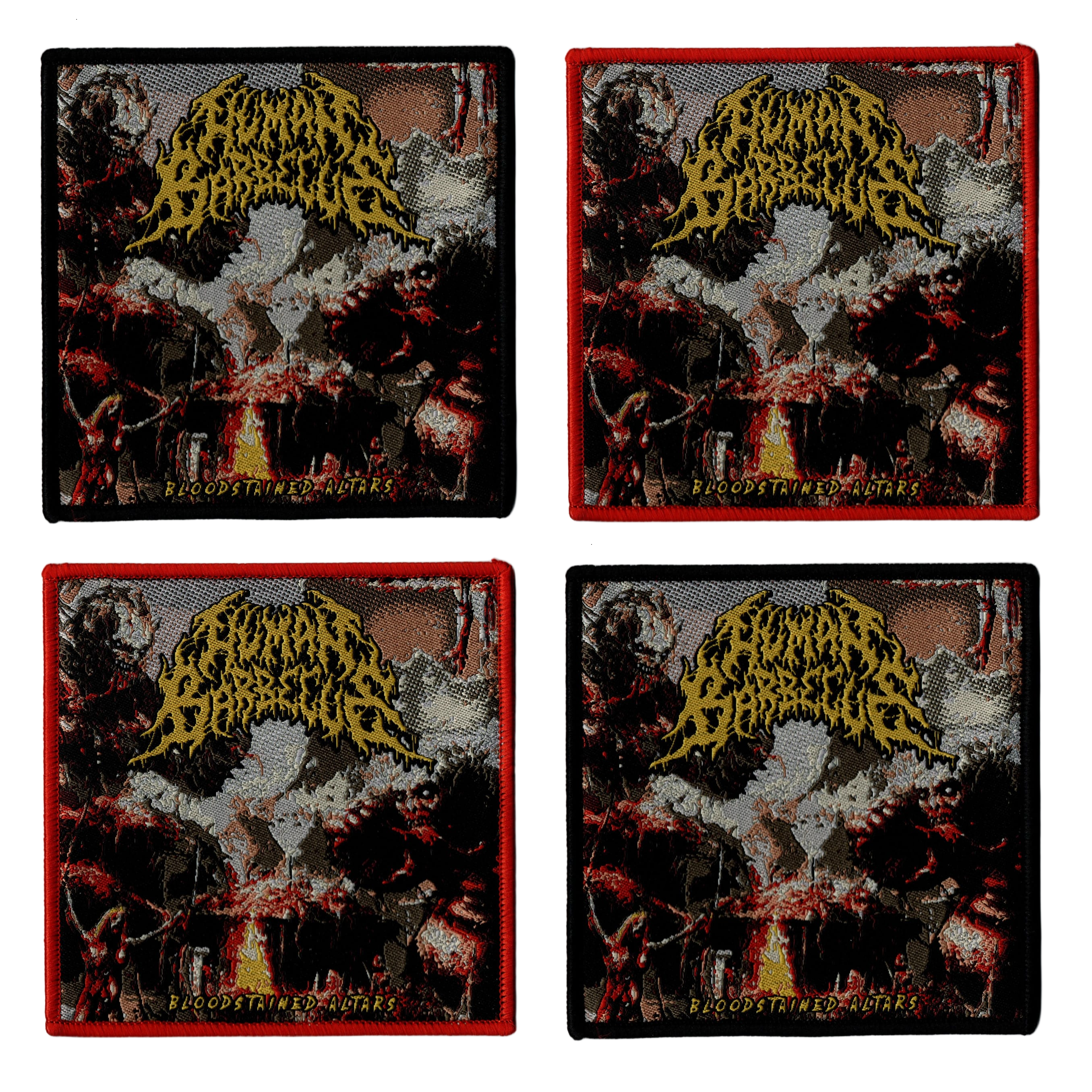 human-barbecue-bloodstained-altars-patch-tiss-bordure-rouge image 1