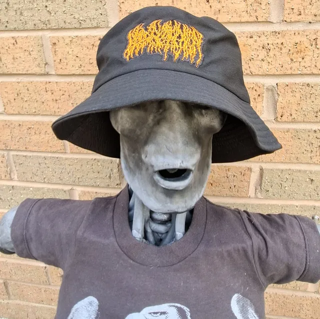 blood-incantation-logo-bucket-hat-bob-orange-n-on-brod image 1