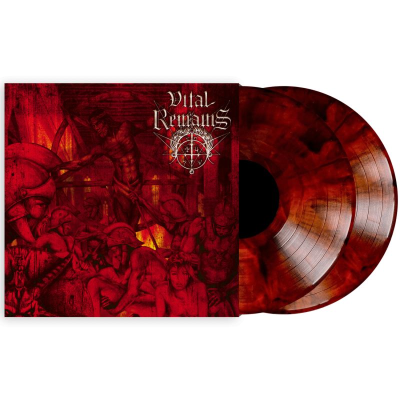 783punx-vital-remains-dechristianize-vinyle-2lp-fire-marble image 1