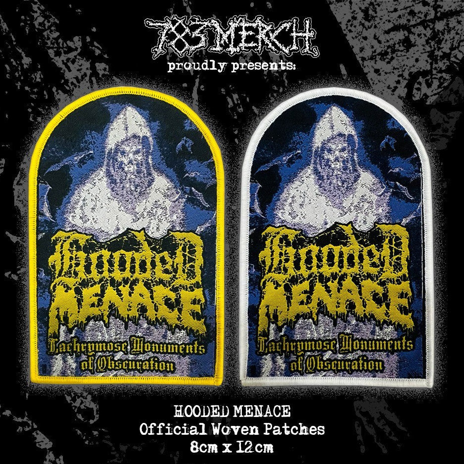 783punx-hooded-menace-lachrymose-patch-tiss-bordure-jaune image 1
