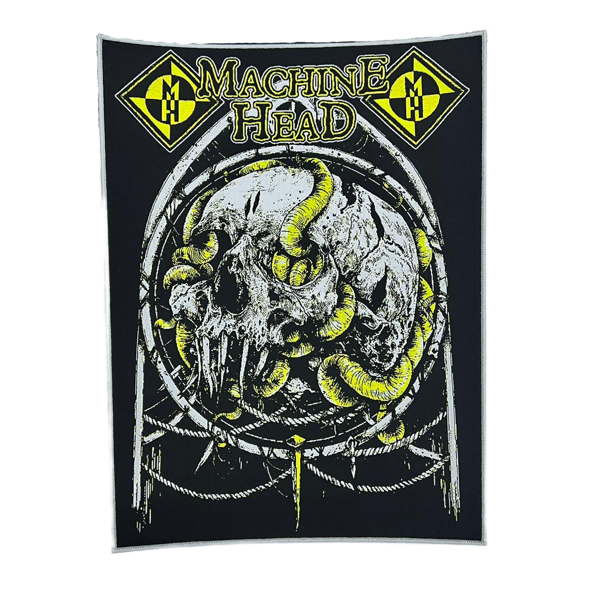 machine-head-rotten-backpatch-tiss-bordure-noire image 4