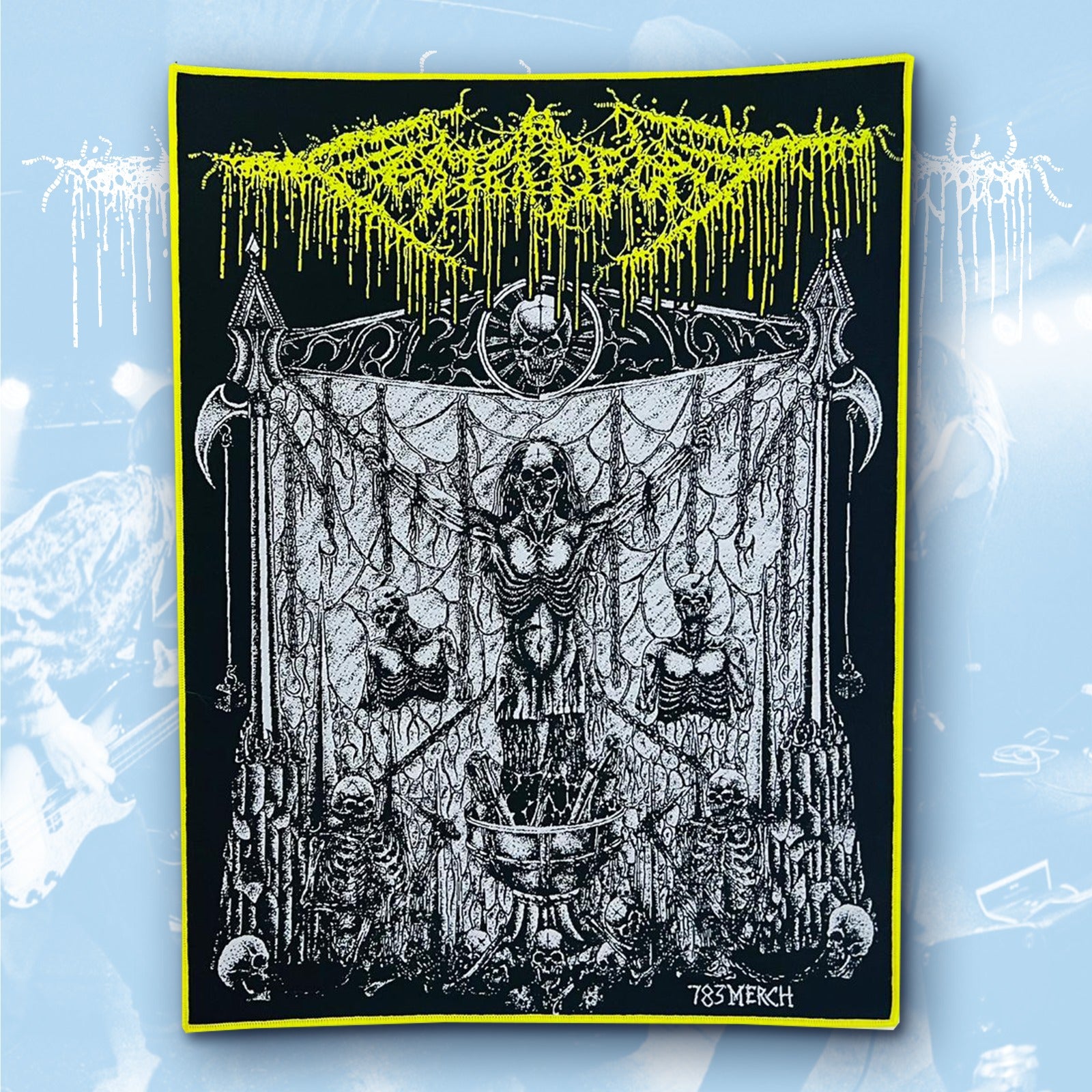 festerdecay-disintegration-of-organs-backpatch-bordure-noire image 6
