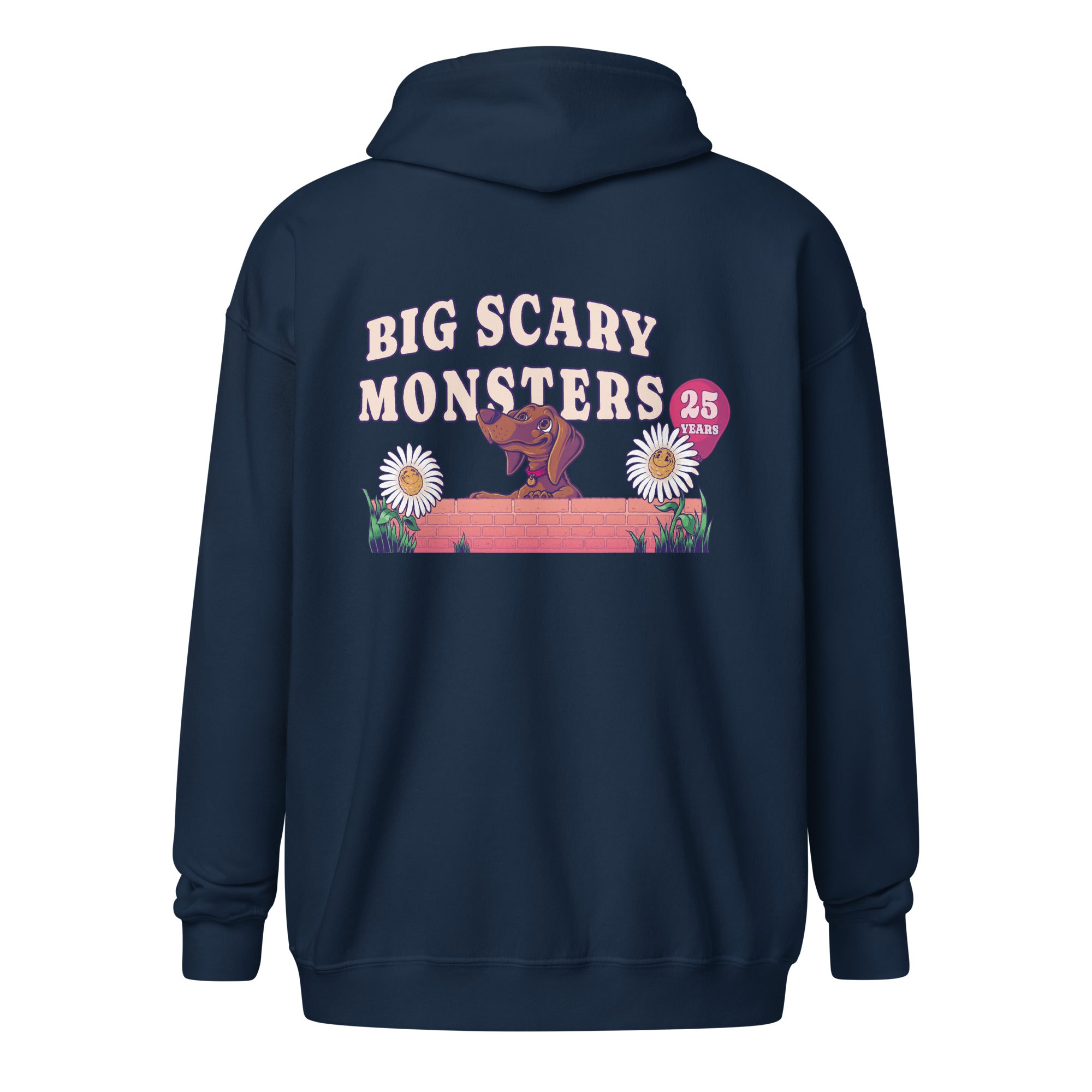 daisy-zip-hoodie-noir-coton-polaire-capuche-m image 6