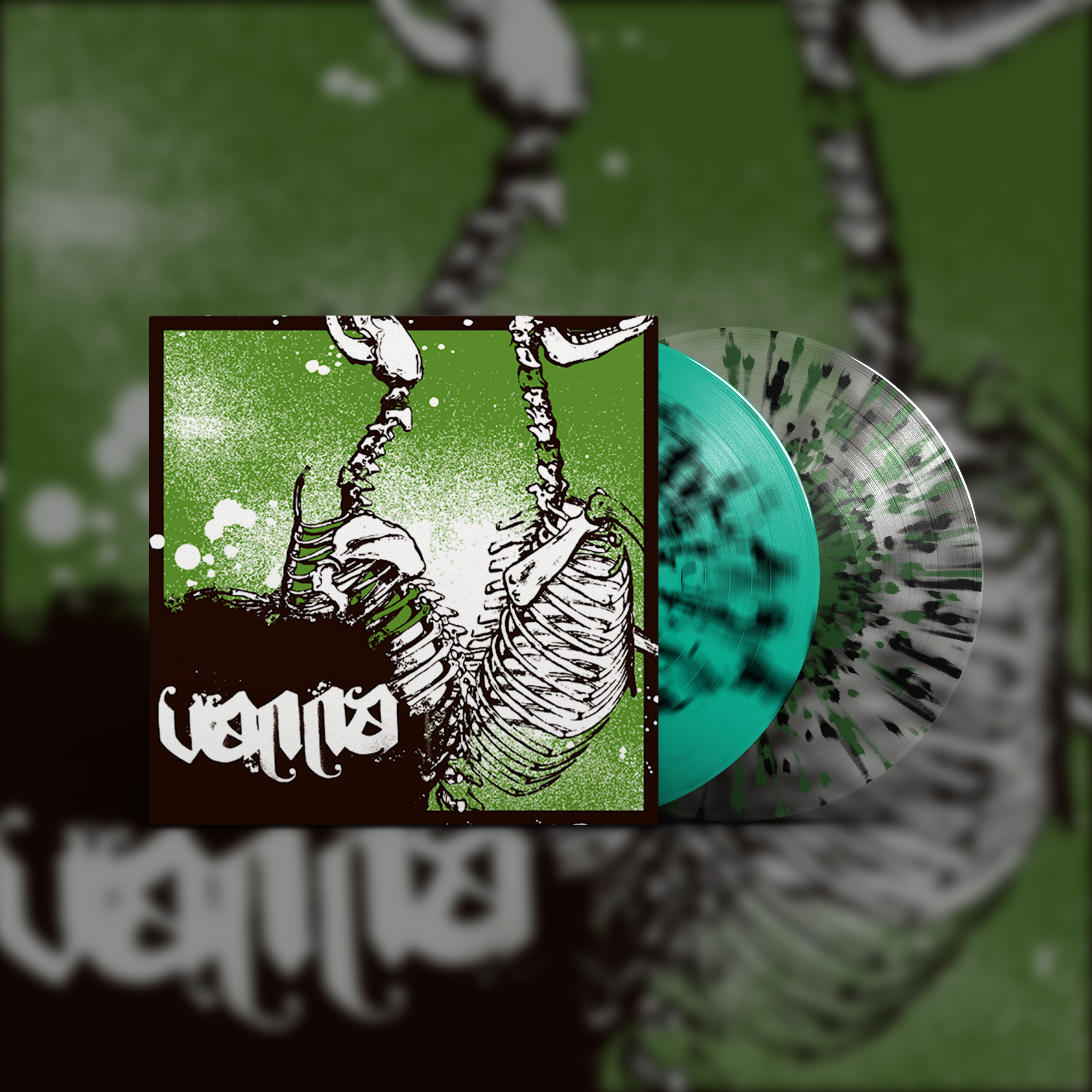 vanna-the-search-party-never-came-vinyle-12-green-black-swirl image 2