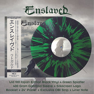 enslaved-utgard-vinyle-lp-noir-splatter-vert-dition-japon image 1