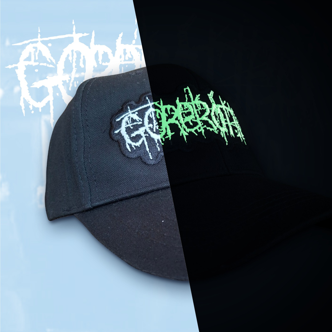 gorerotted-logo-casquette-baseball-blanc-phosphorescent image 5
