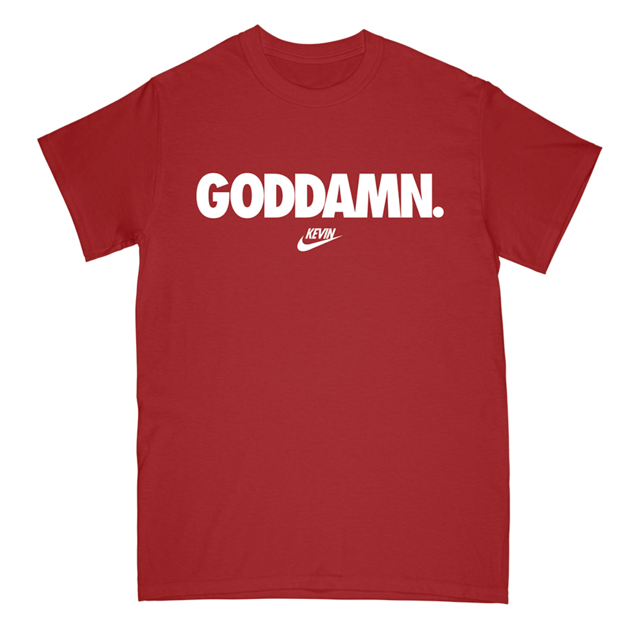 kevin-devine-goddamn-red-t-shirt-rouge-taille-l-coton image 1