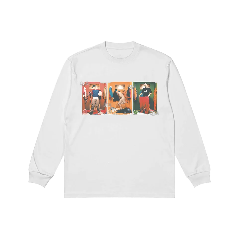 blink-182-toypaj-changing-room-photo-t-shirt-manche-longue-blanc image 1