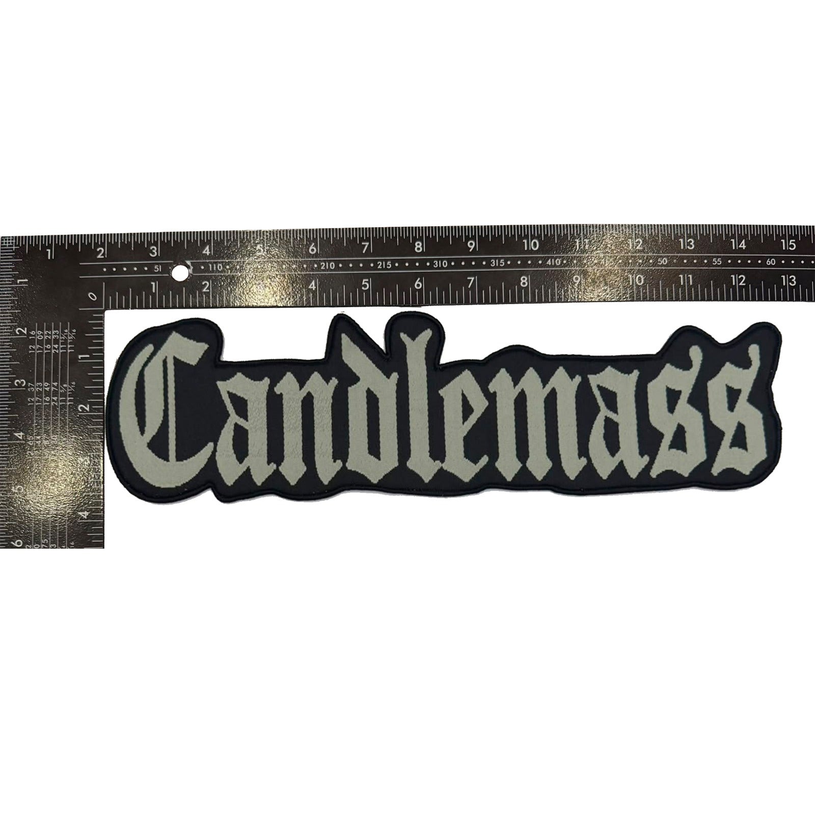 783punx-oversized-patch-candlemass-logo-patch-tiss-bordure-noire image 3