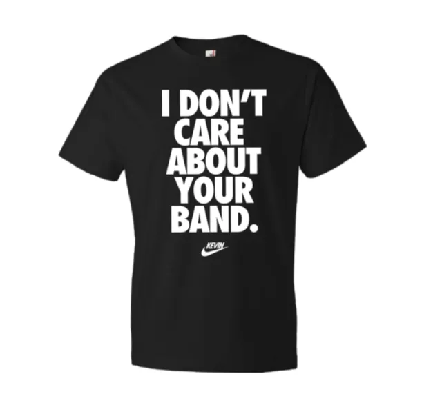 kevin-devine-don-t-care-t-shirt-noir-taille-l-coton image 1