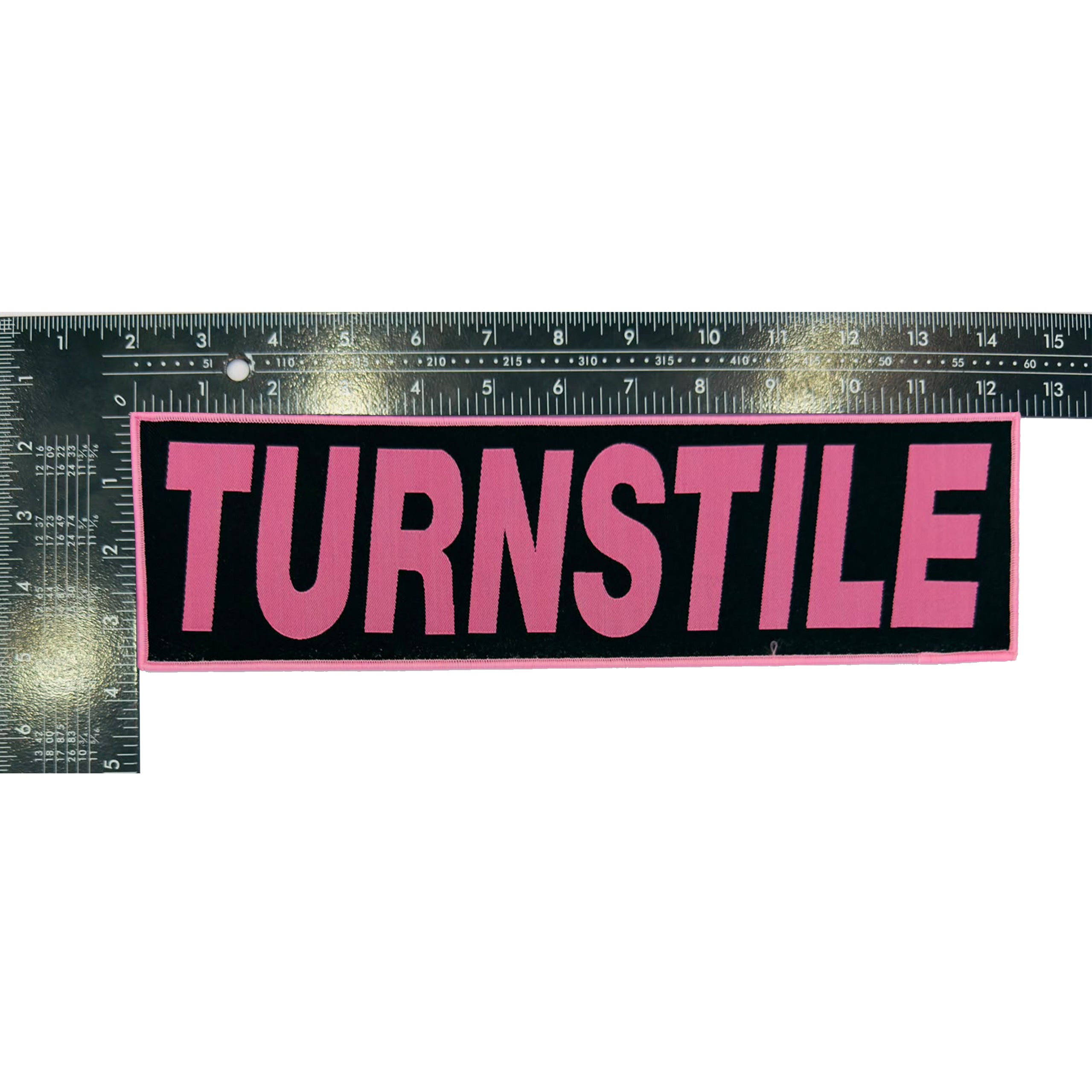 turnstile-logo-patch-tiss-xxl-dos-bordure-noire image 5