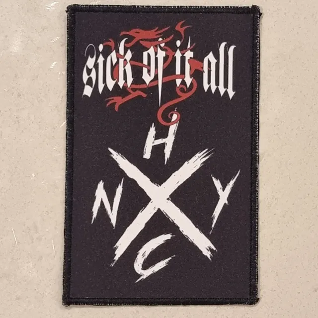 sick-of-it-all-nyhc-patch-cusson-cousu-petit-format image 1