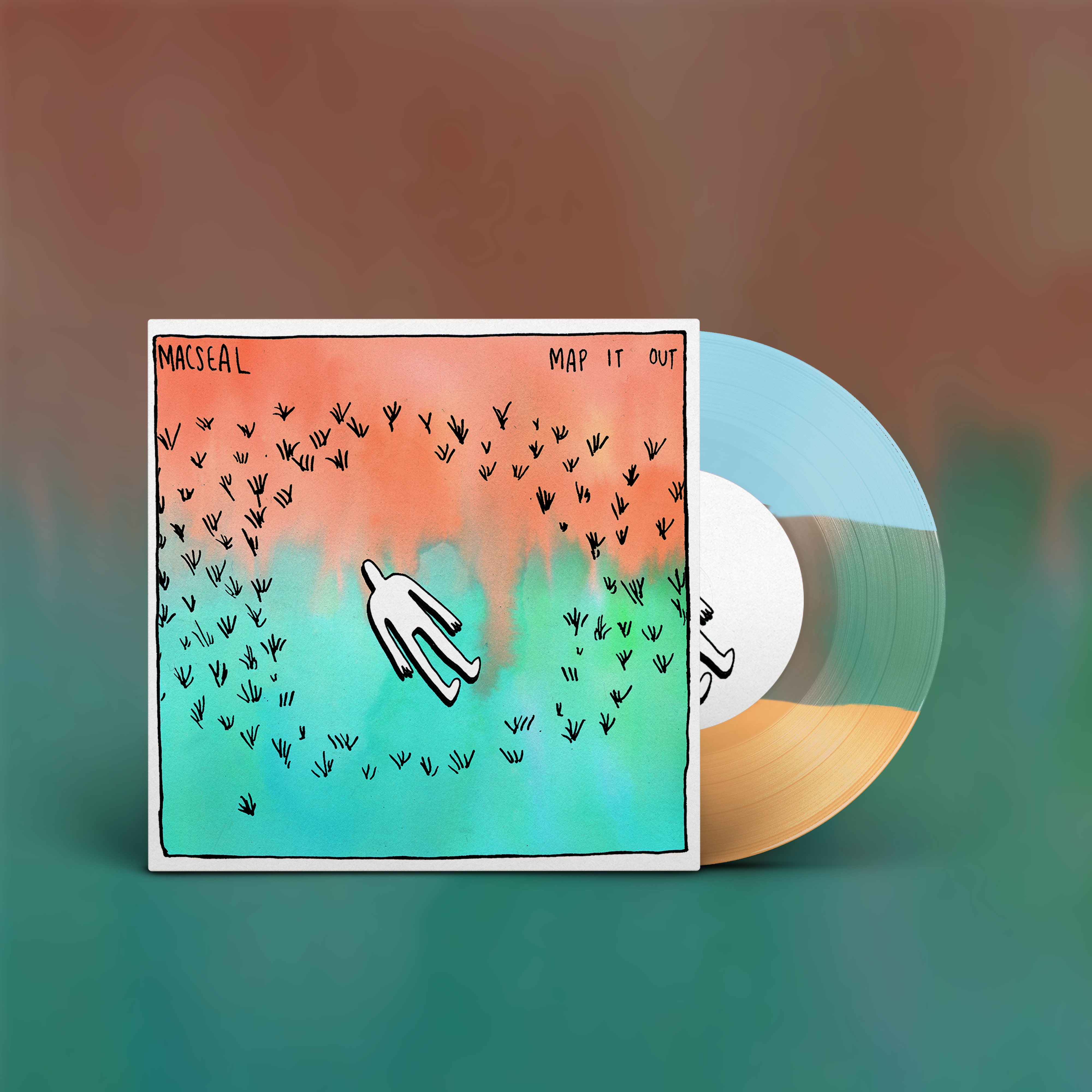 macseal-map-it-out-vinyle-vert-phosphorescent-ep image 2