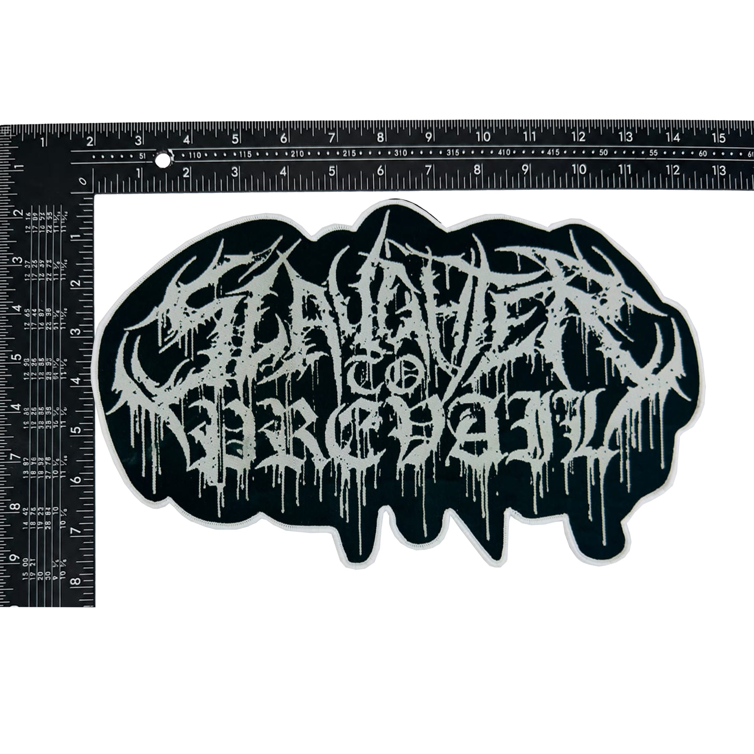 783punx-oversized-patch-slaughter-to-prevail-logo-patch-dos-bordure-noire image 5