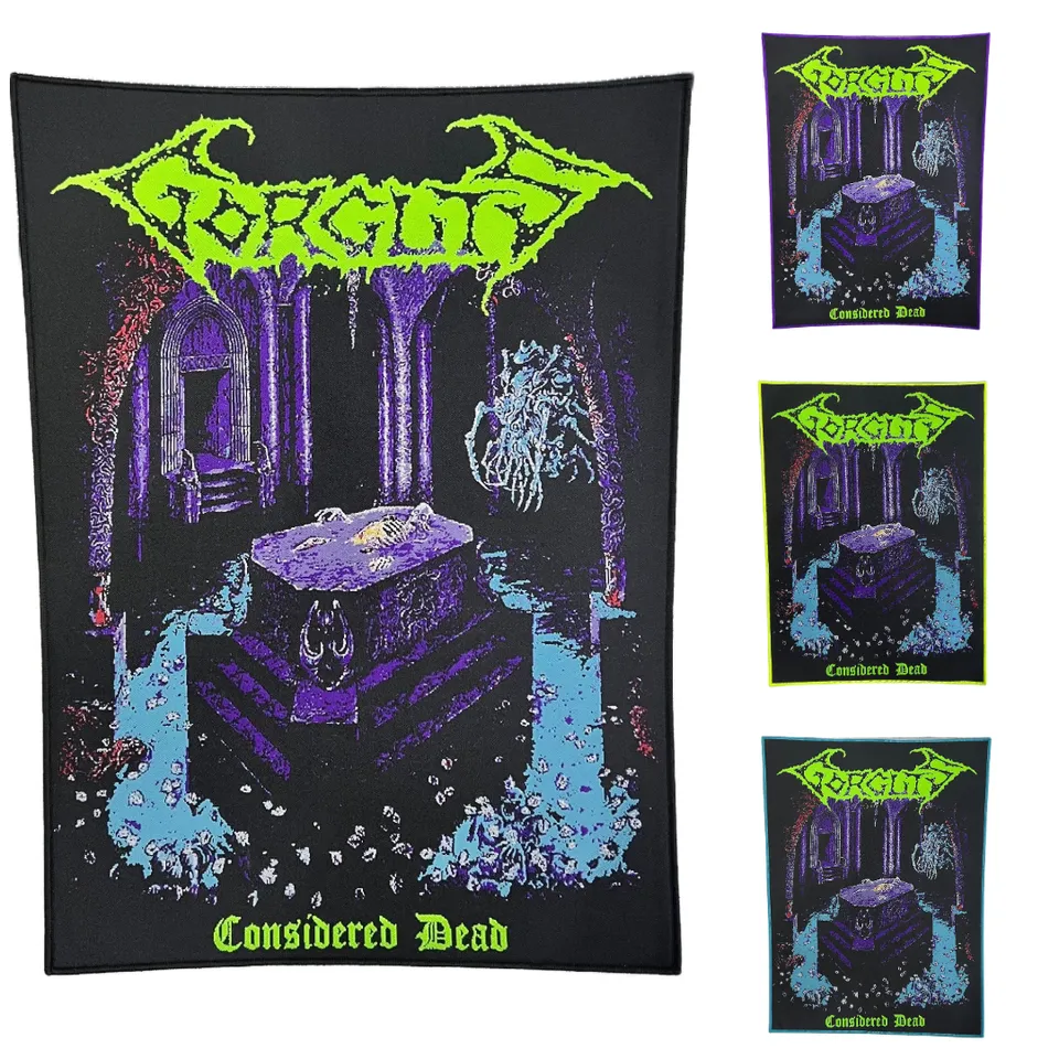 gorguts-considered-dead-backpatch-tiss-dos-bord-noir image 1