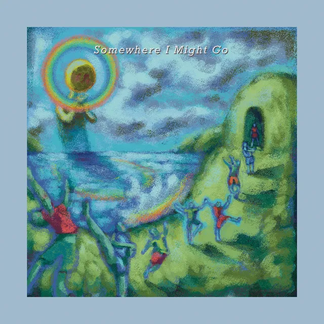jordan-krimston-somewhere-i-might-go-vinyle-green-blue-swirl image 1