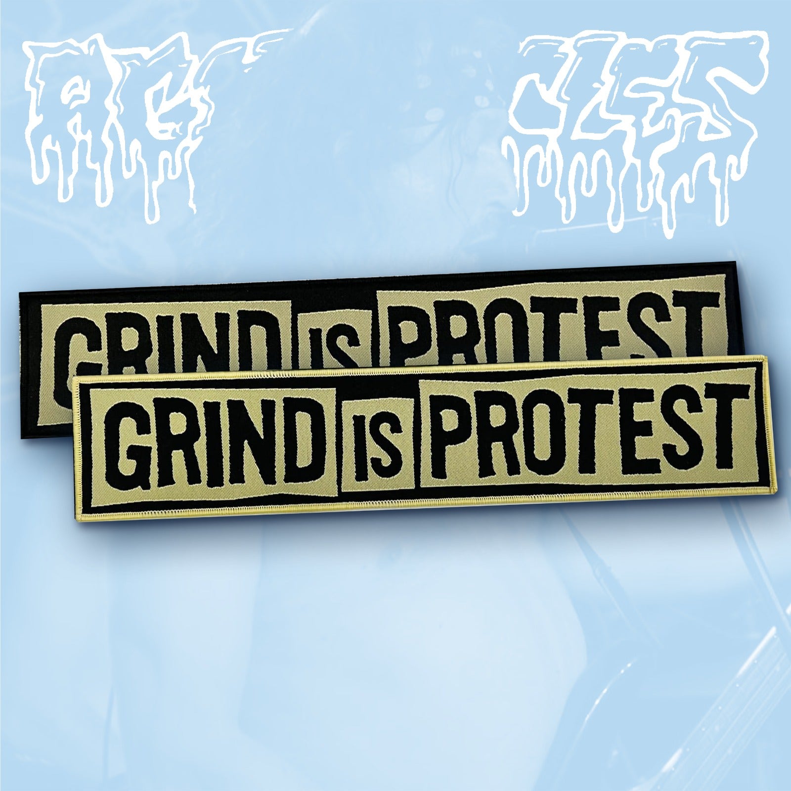 agathocles-grind-is-protest-cusson-tiss-oversize-bordure-olive image 1