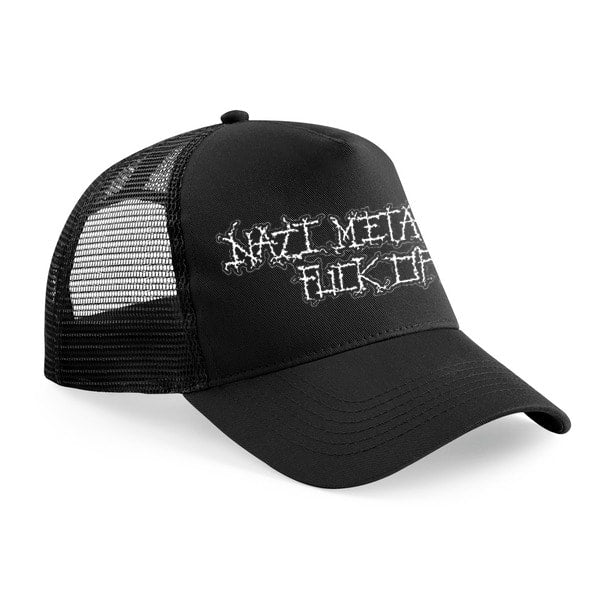 nazi-metalheads-fuck-off-casquette-trucker-snapback-noire image 1
