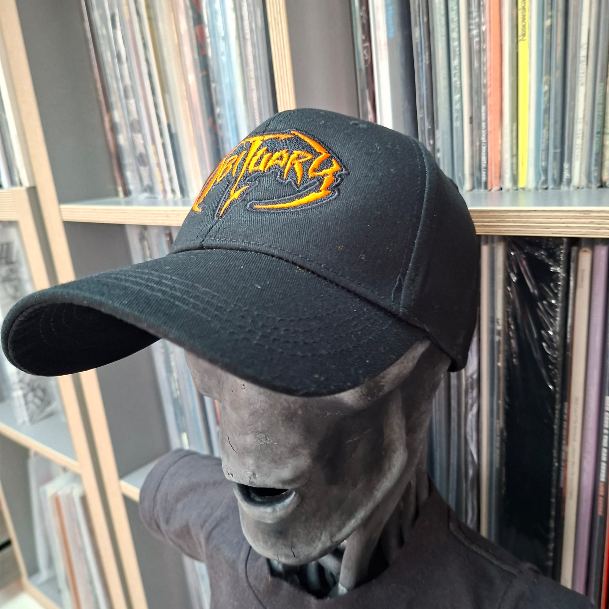 obituary-logo-orange-casquette-baseball-brod-e image 3