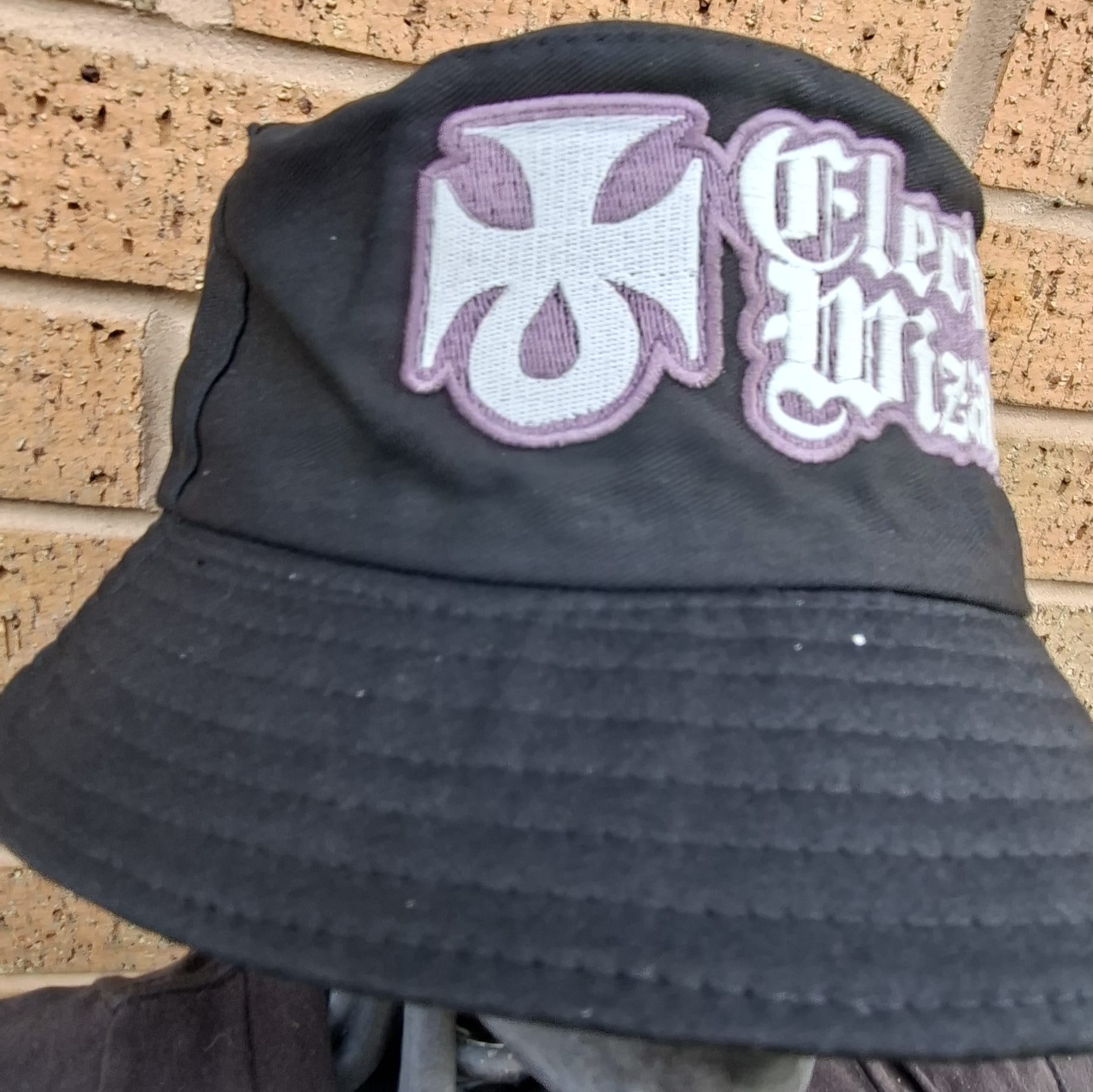 electric-wizard-logo-bob-bucket-hat-phosphorescent-taille-unique image 2