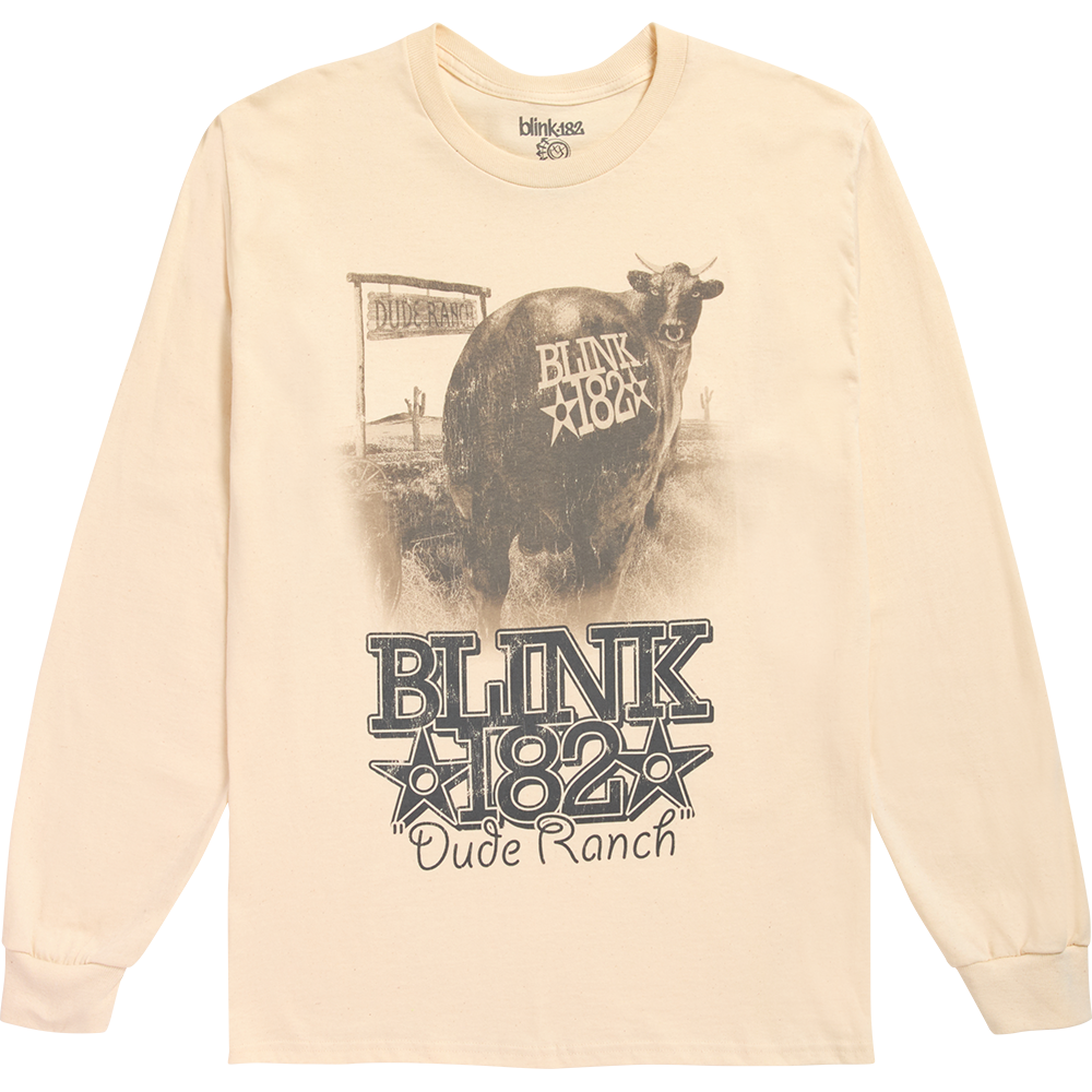 blink-182-dude-ranch-t-shirt-manches-longues-blanc-vintage image 1