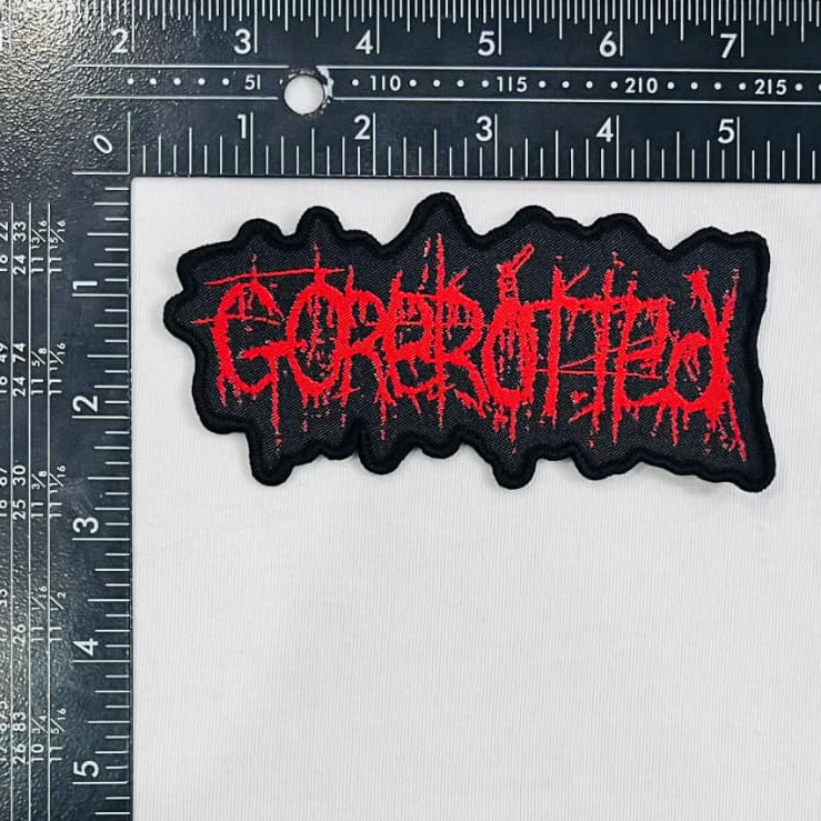 gorerotted-logo-cusson-patch-tiss-blanc-noir image 3
