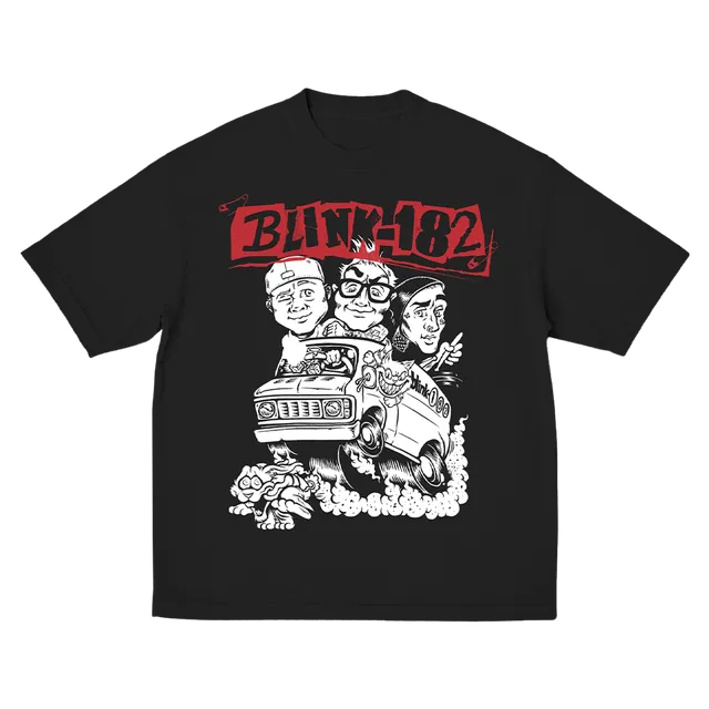 blink-182-characters-2025-tour-tee-tee-shirt-noir image 1