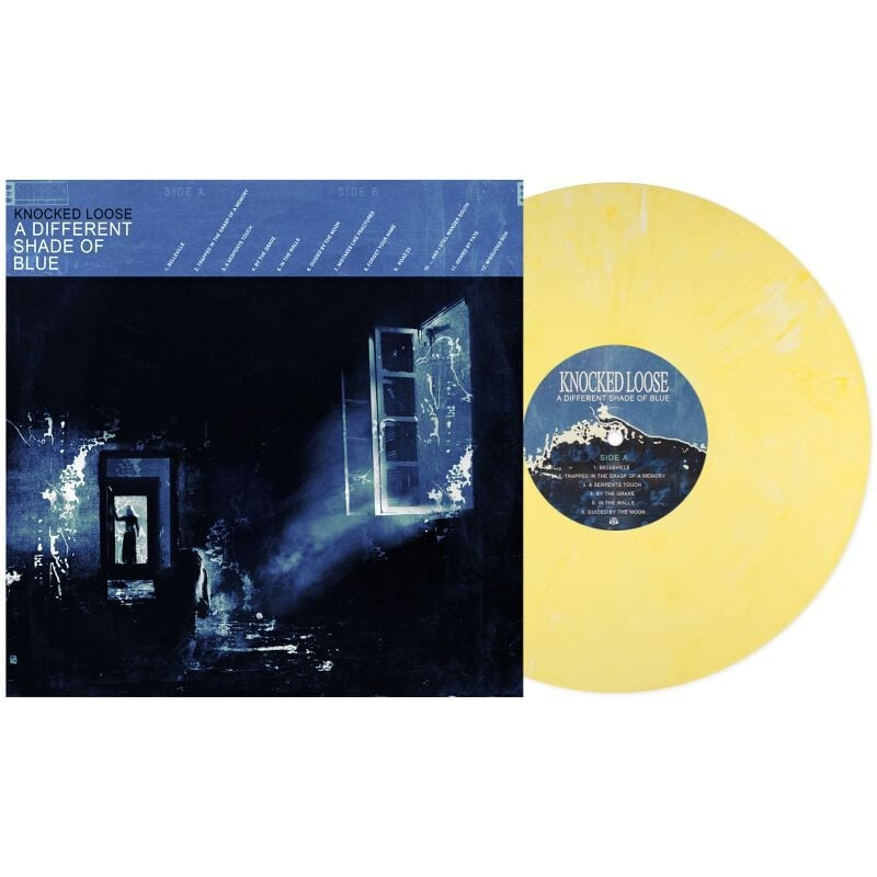 knocked-loose-a-different-shade-of-blue-lp-vinyle-jaune image 1