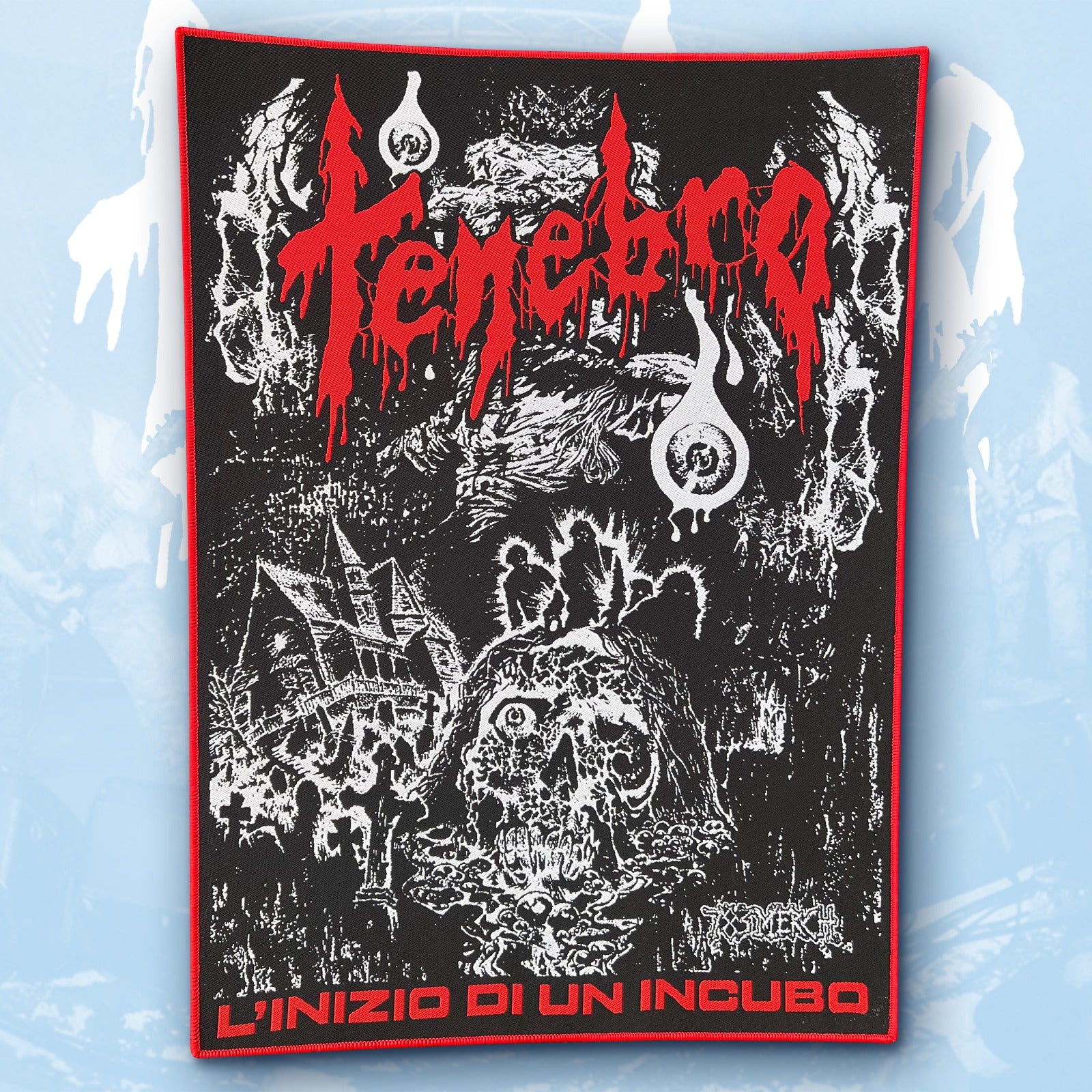 tenebro-l-inizio-di-un-incubo-backpatch-bordure-noire image 4