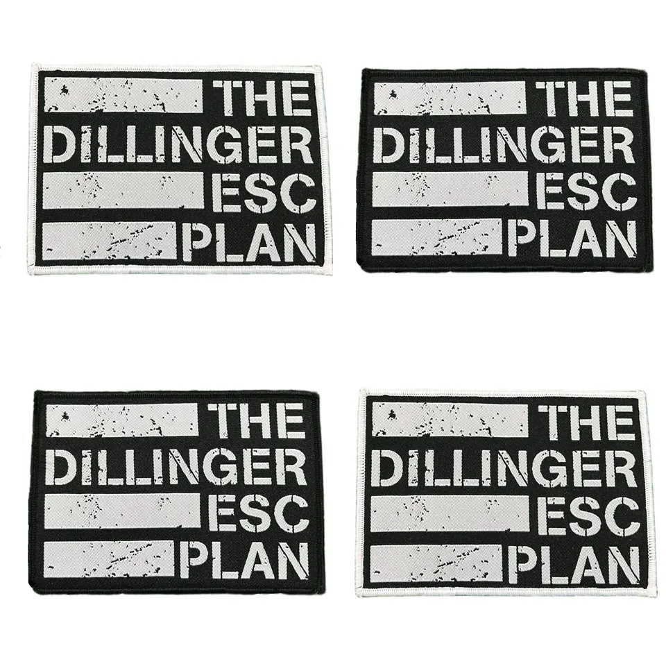 783punx-small-patch-dillinger-escape-plan-logo-cusson-bordure-noire image 1