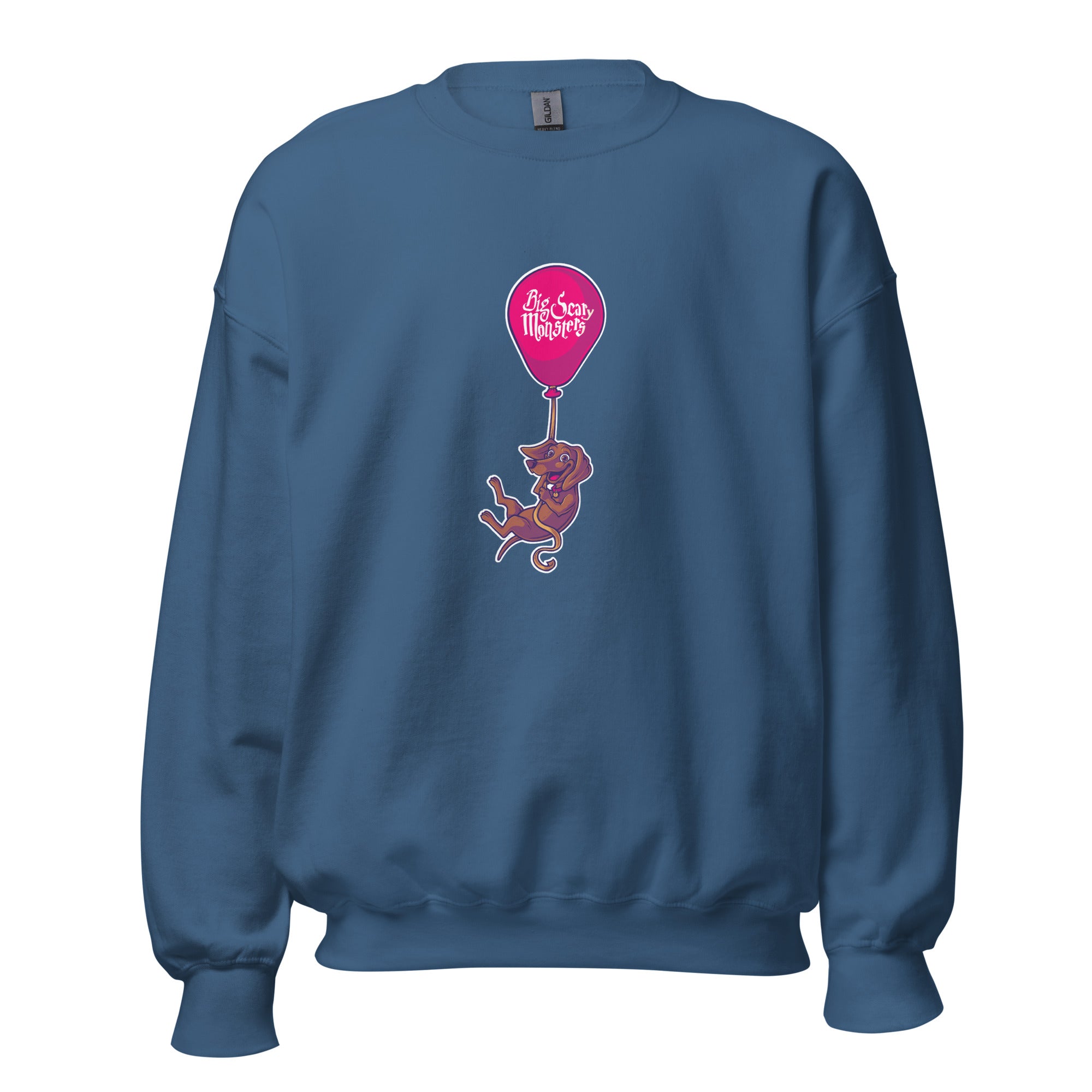 big-scary-monsters-floating-dog-sweatshirt-noir-coton-m image 5