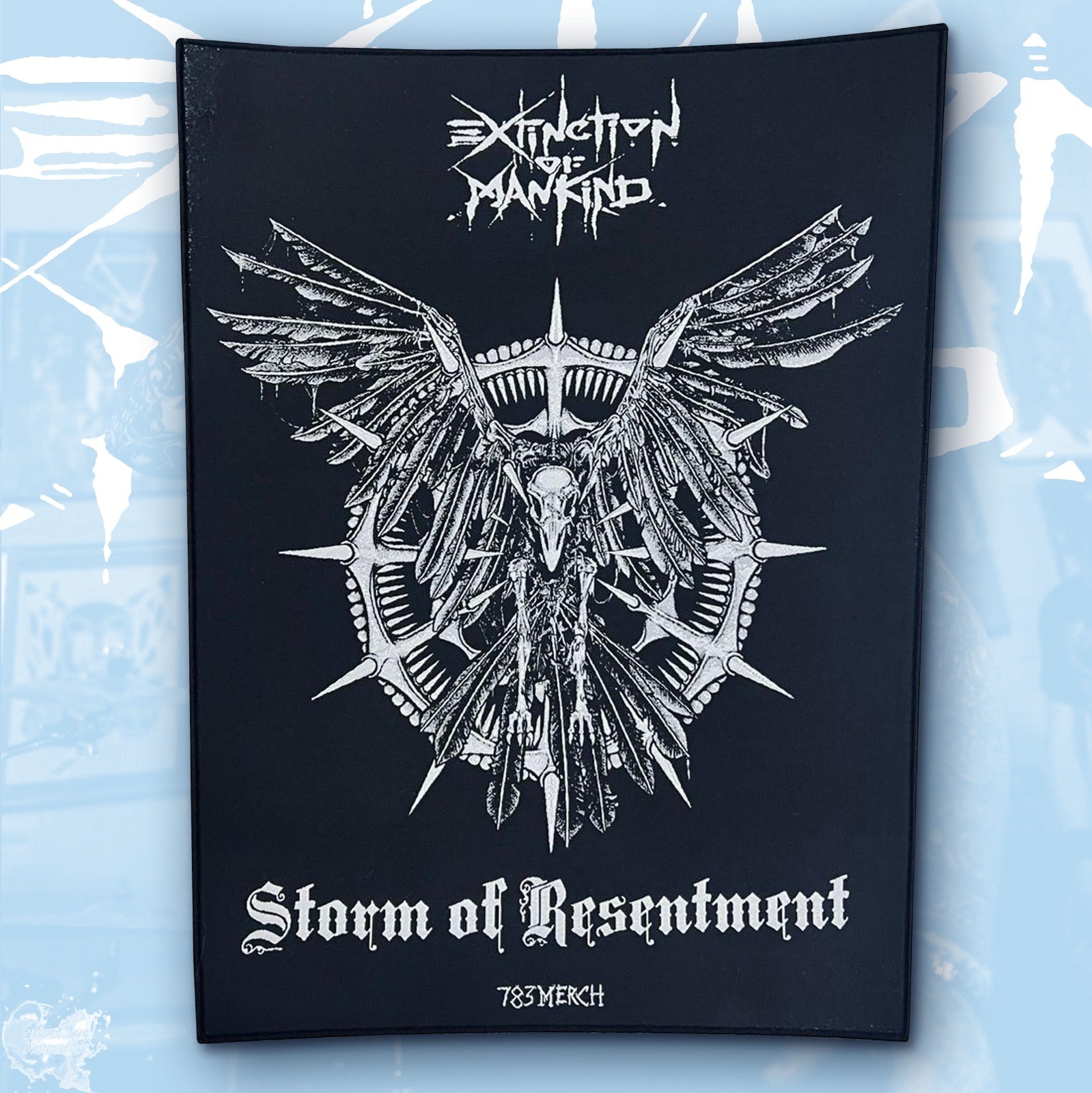 783punx-backpatch-extinction-of-mankind-storm-of-resentment-tiss-bordure-noire image 2
