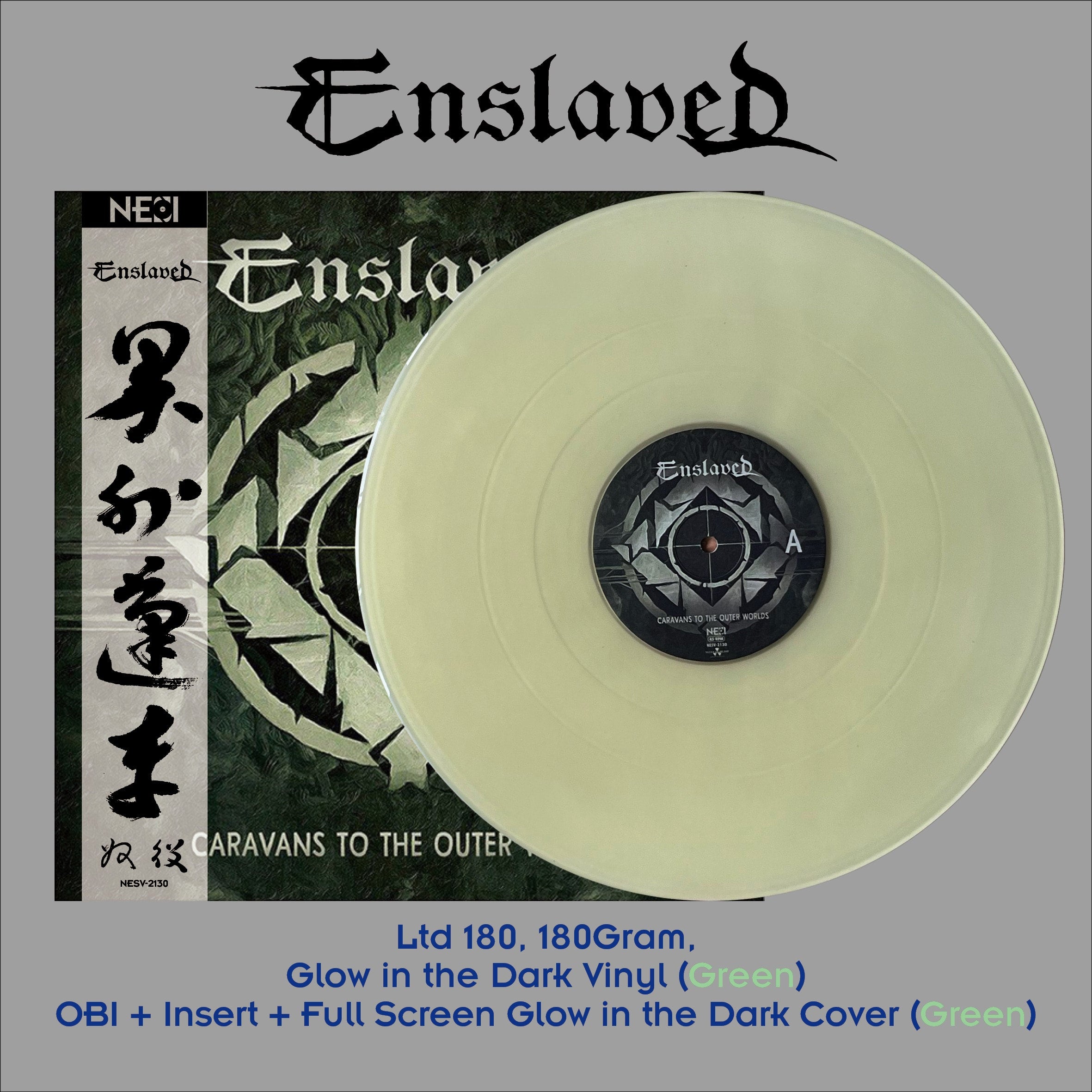 enslaved-caravans-to-the-outer-worlds-vinyle-vert-phospho image 1