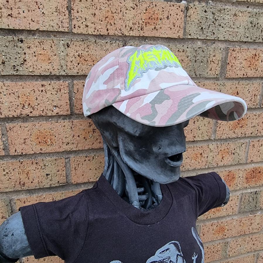 metallica-splatter-casquette-dad-cap-pink-camo-phospho image 4
