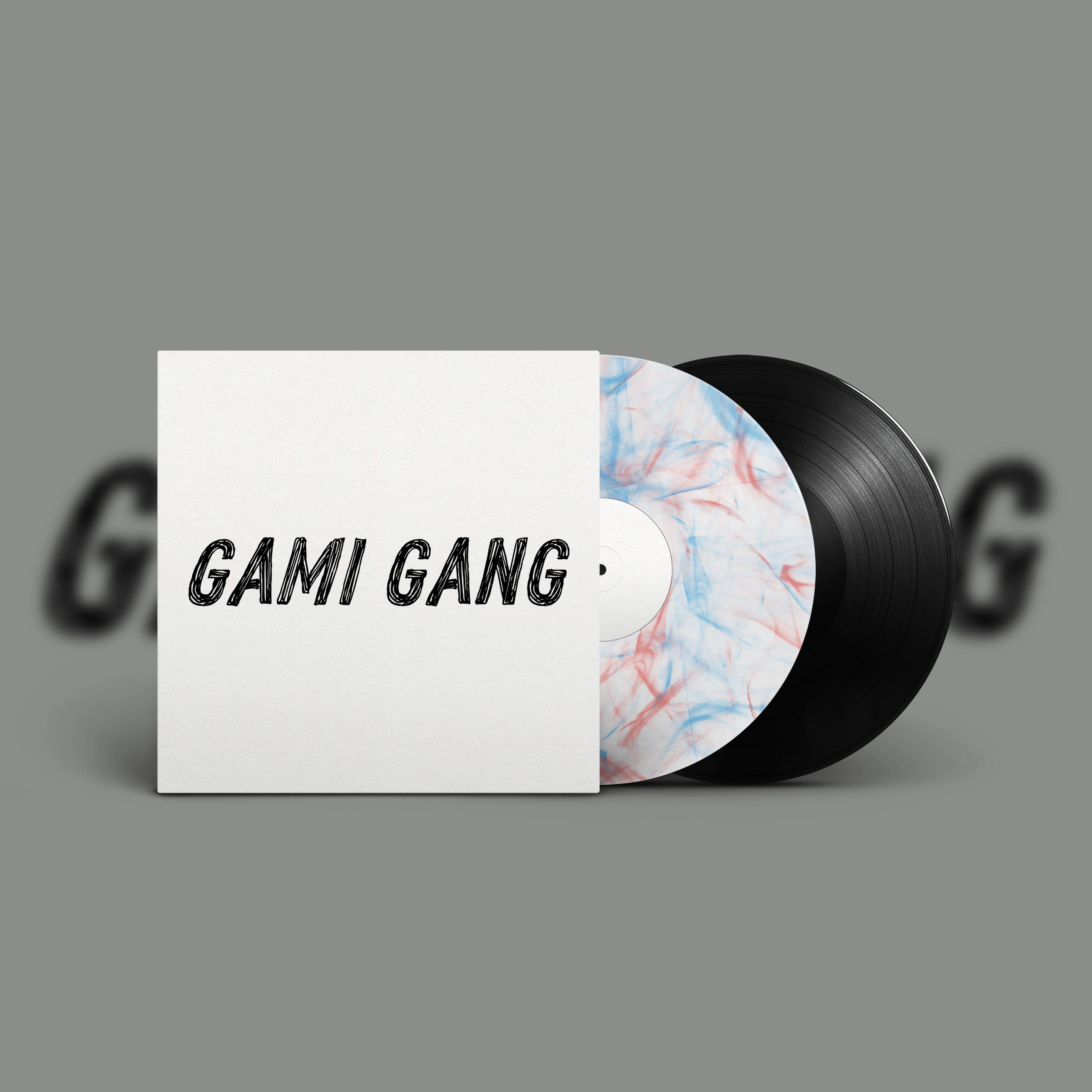 origami-angel-gami-gang-double-vinyle-blanc-splatter image 3