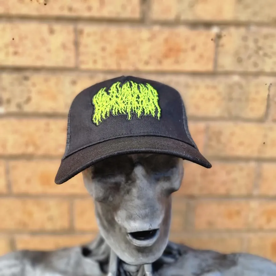 blood-incantation-casquette-trucker-logo-phosphorescent image 1