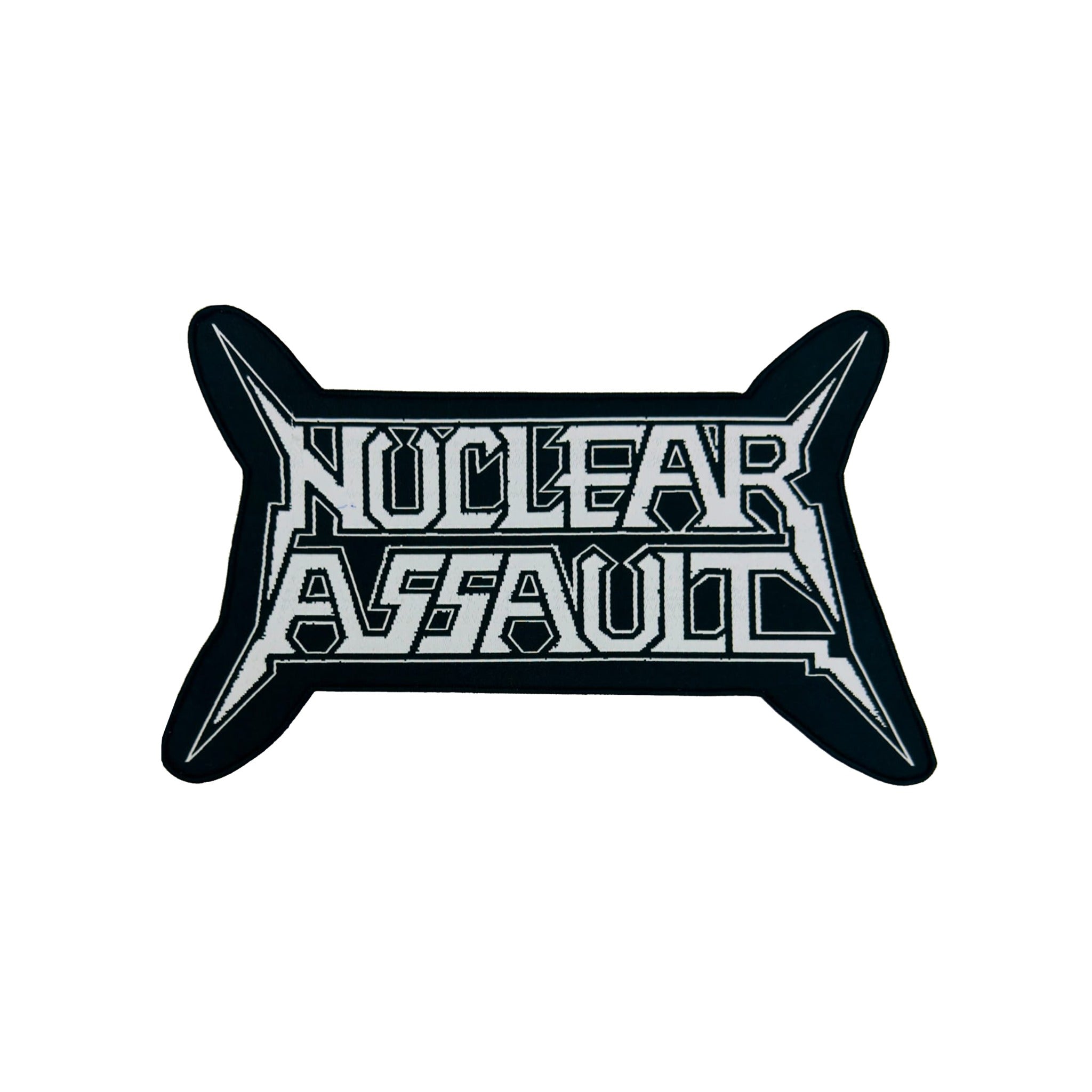 nuclear-assault-logo-cusson-tiss-surdimensionn-bordure-noire image 2
