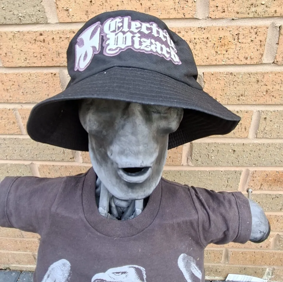 electric-wizard-logo-bob-bucket-hat-phosphorescent-taille-unique image 1