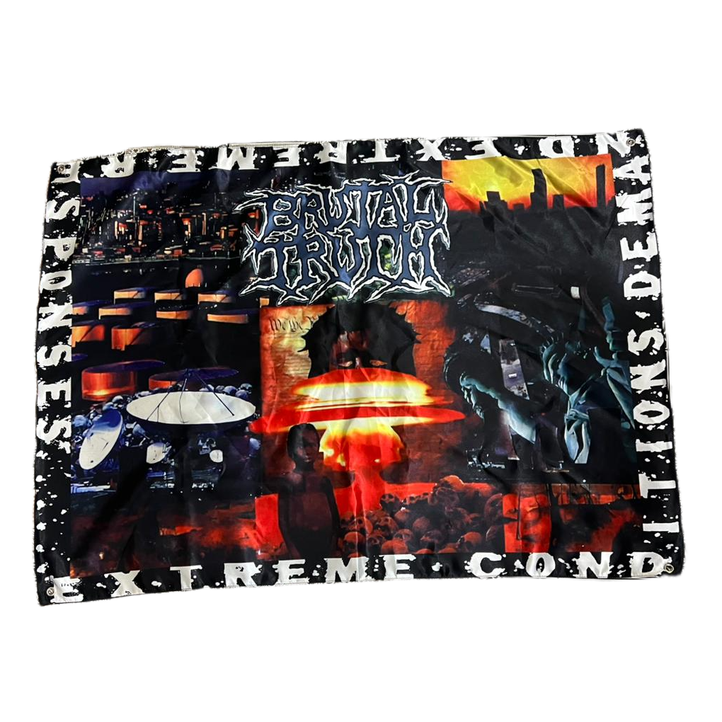 783punx-brutal-truth-extreme-conditions-drapeau-tissu-100x70 image 1