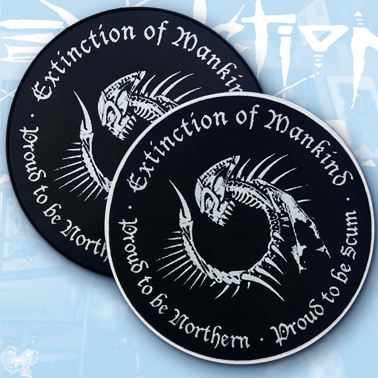 extinction-of-mankind-proud-scum-backpatch-bordure-noire image 1