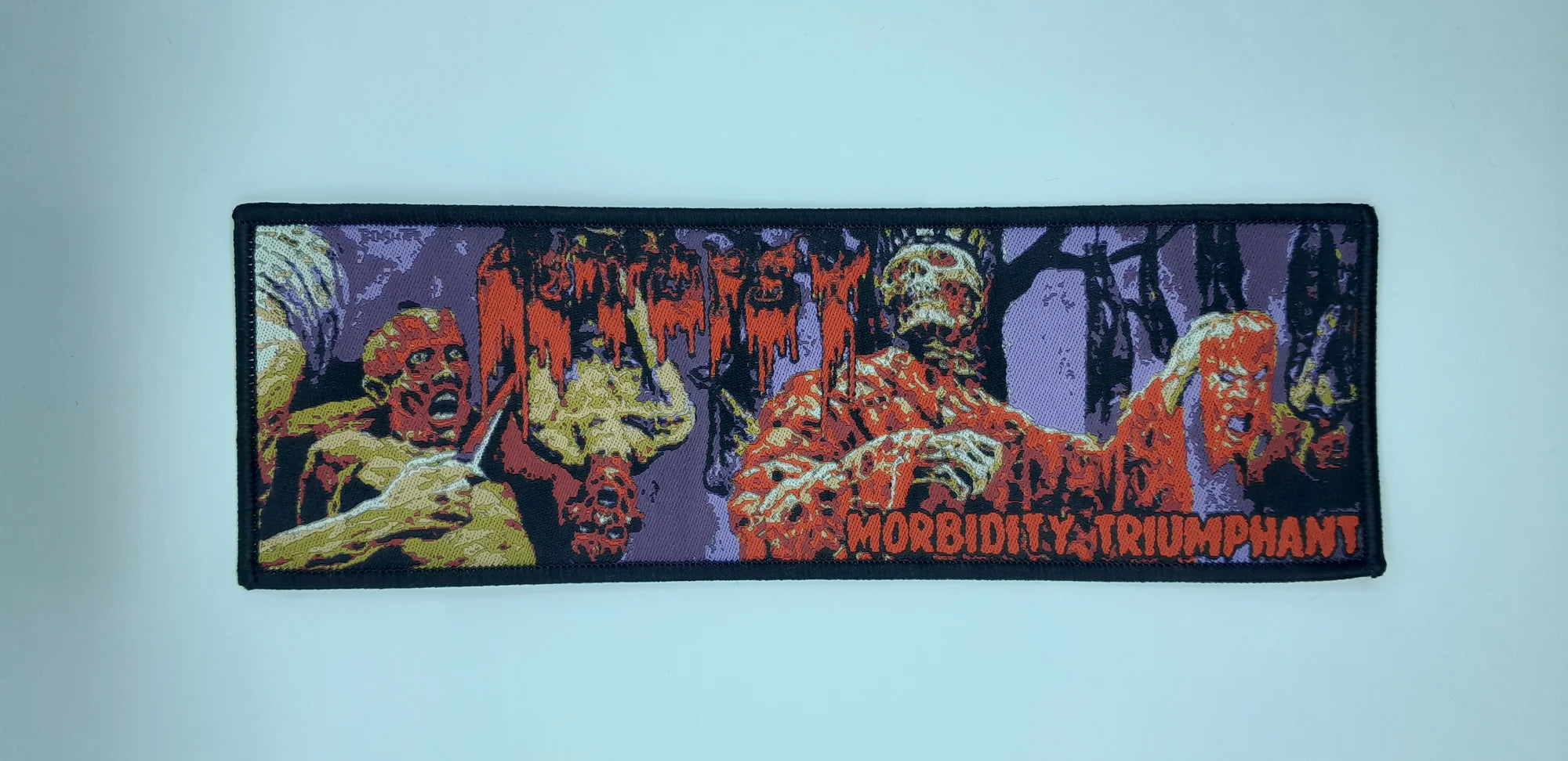 783punx-autopsy-morbidity-triumphant-stripe-patch-cusson-noir-6x20 image 2