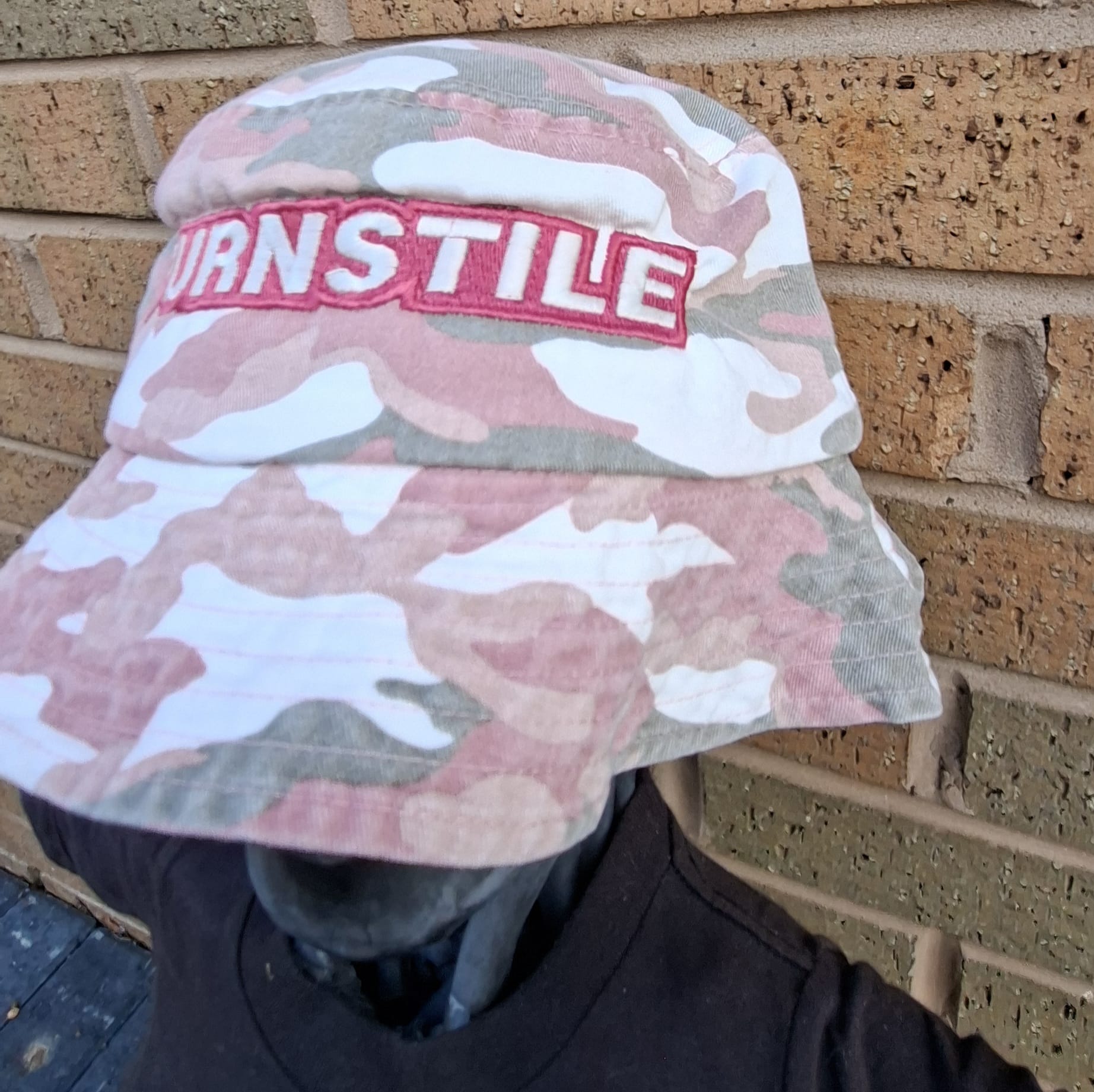 turnstile-logo-bob-bucket-hat-camo-rose-phosphorescent image 4