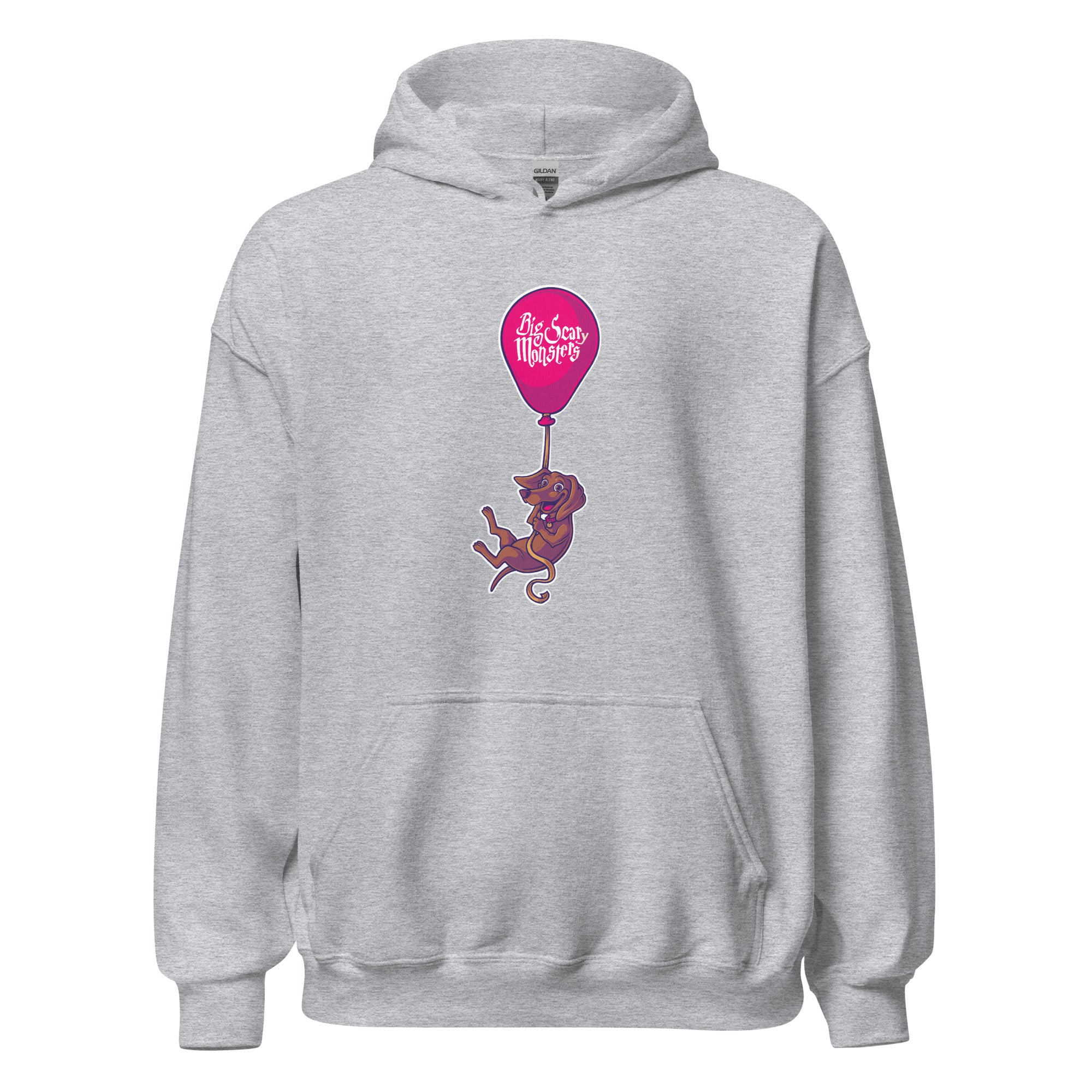 big-scary-monsters-floating-dog-hoodie-sweat-noir-coton image 6