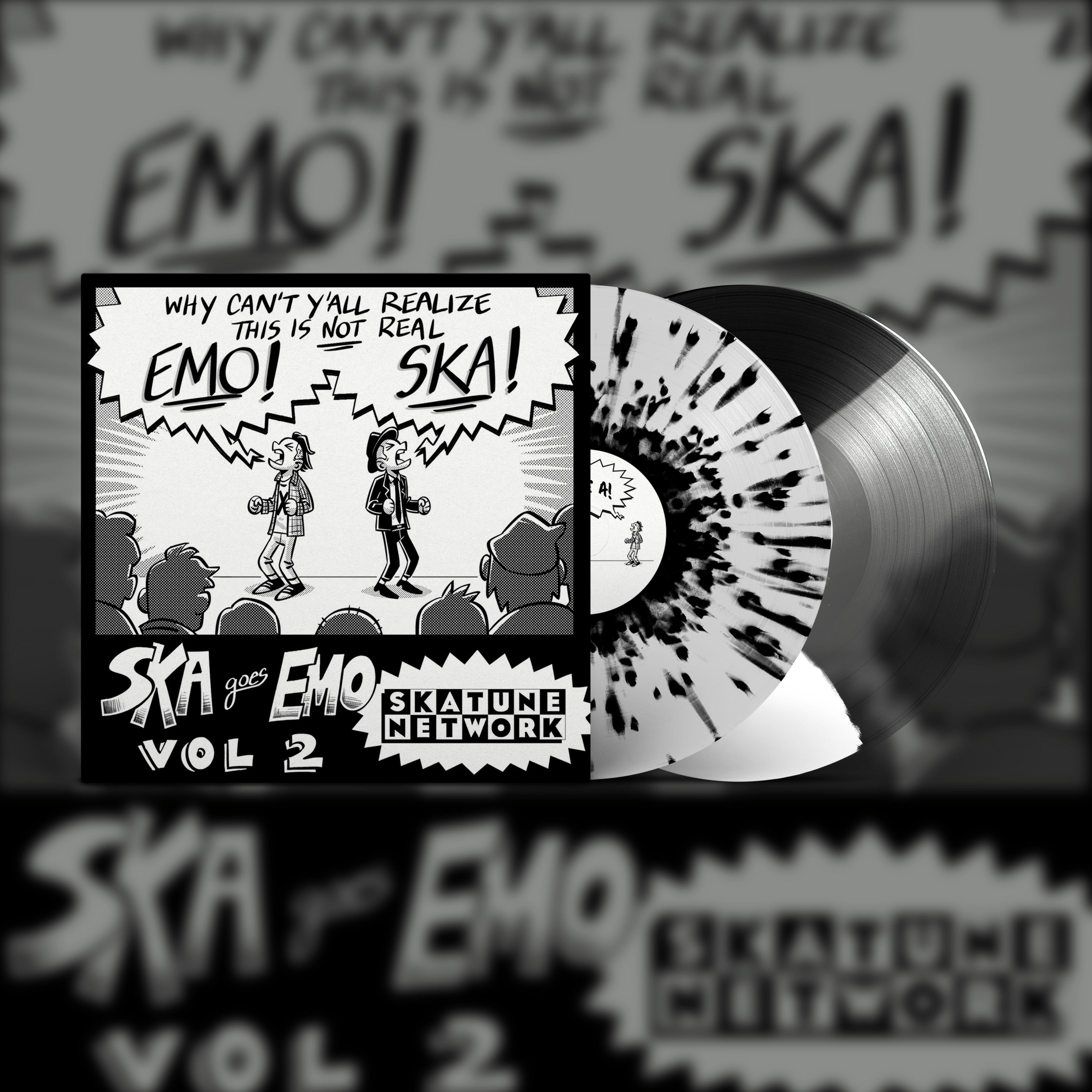 skatune-network-ska-goes-emo-vol-2-vinyle-splatter image 2