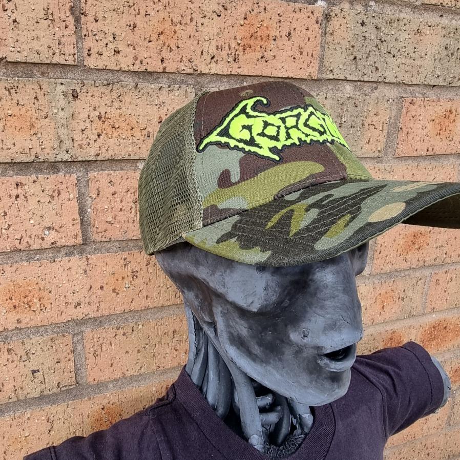 783punx-gorguts-logo-glow-casquette-trucker-camo-phosphorescente image 2
