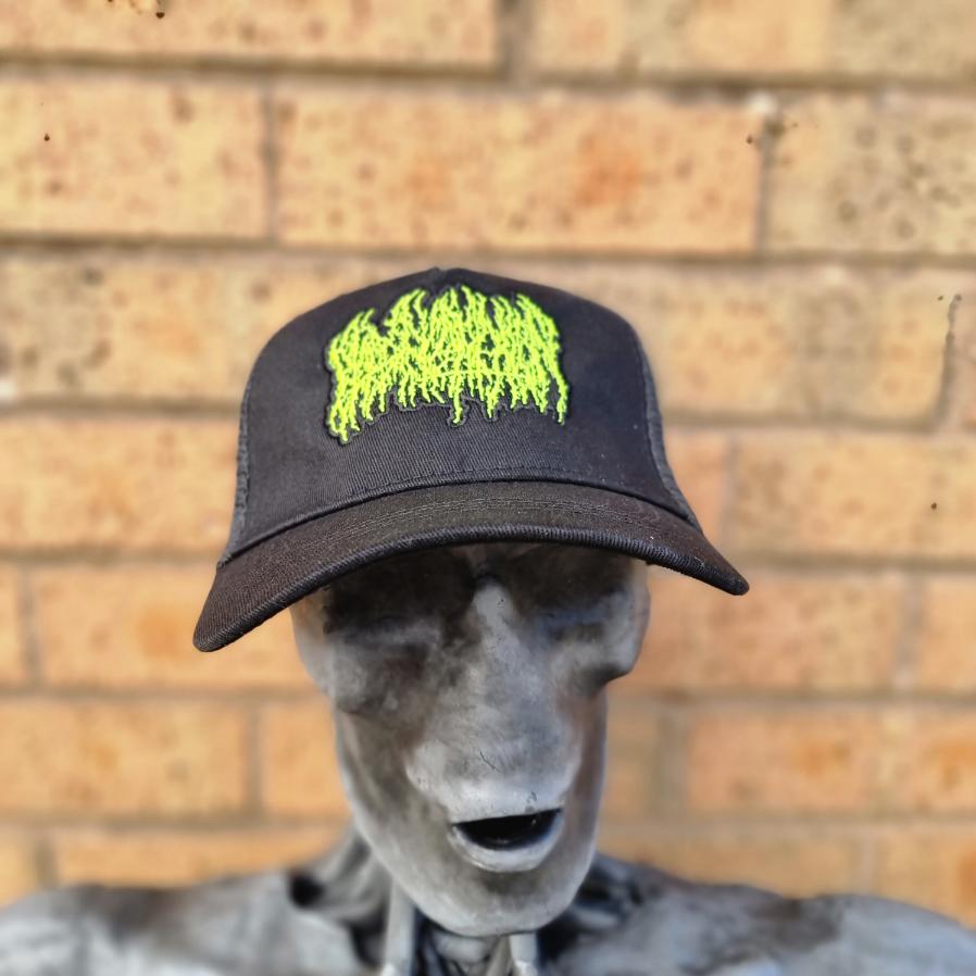blood-incantation-casquette-trucker-logo-phosphorescent image 1